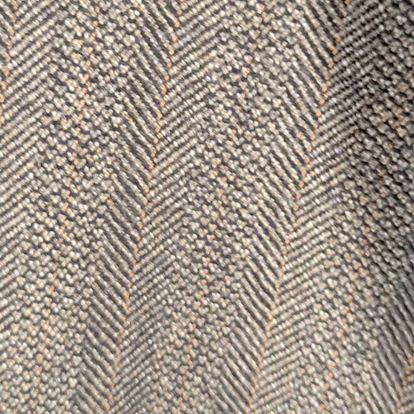 Etienne Aigner Blazer 44L Brown Herringbone Lambswool Sport Coat India Vtg - Picture 7 of 15